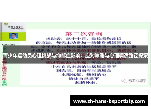 青少年运动员心理挑战与抑郁症影响：应对策略与心理调适路径探索